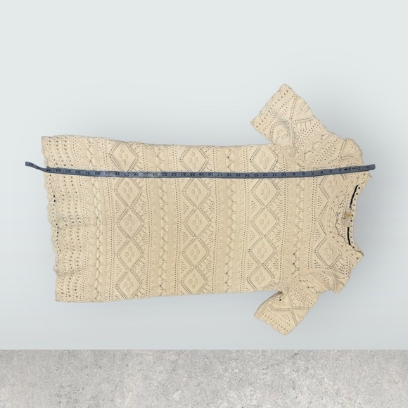 Boden Claudia Textured Knitted Dress In White 6 - Picture 8 of 9